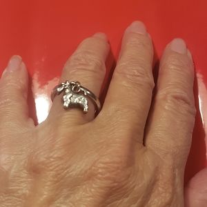 James Avery Dangle Scottish Terrier Retired Ring